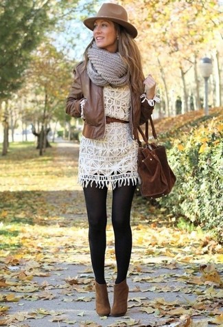 Comment porter une veste marron