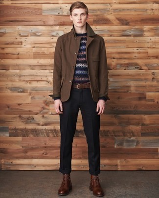 Comment porter une veste marron pour un style chic decontractés à l'adolescence