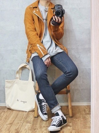 Comment porter une veste marron pour un style decontractés quand il fait frais