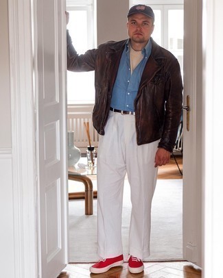 Comment porter une veste marron pour un style decontractés quand il fait frais