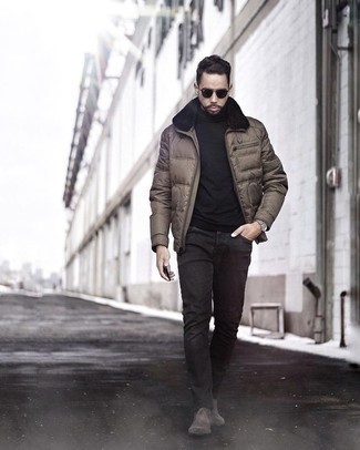 Comment porter une doudoune marron pour un style chic decontractés