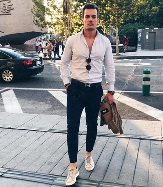 Comment porter une veste-chemise marron