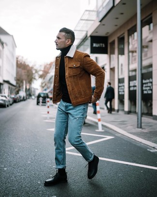 Comment porter une veste-chemise marron