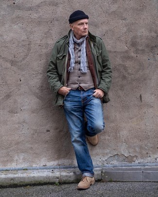 Comment porter une veste-chemise marron