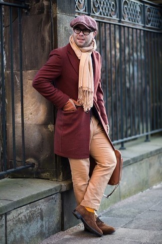 Comment porter des chaussures brogues en daim marron quand il fait froid