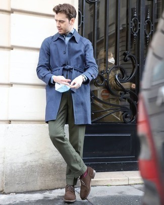 Comment porter des chaussures brogues en daim marron quand il fait froid