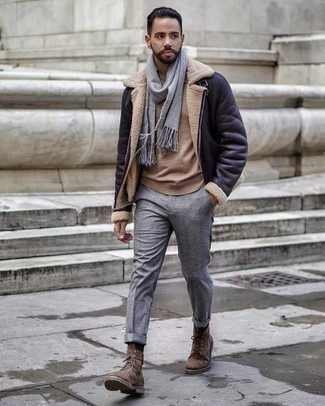 Comment porter des bottes de loisirs en daim marron en hiver