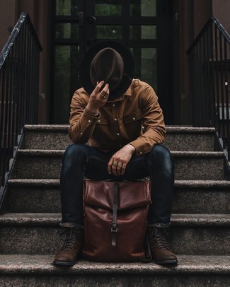 Comment porter des bottes de loisirs en daim marron