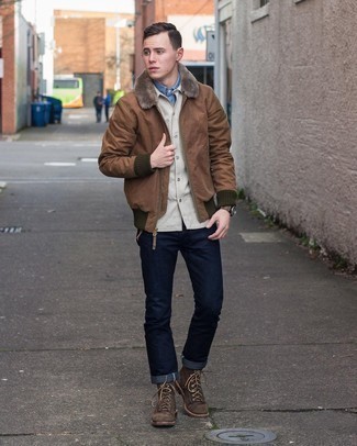 Comment porter des bottes de loisirs en daim marron