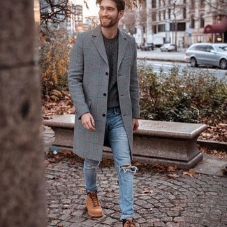 Comment porter des bottes de travail en daim marron au printemps