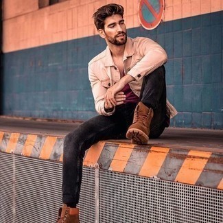 Comment porter des bottes de travail en daim marron