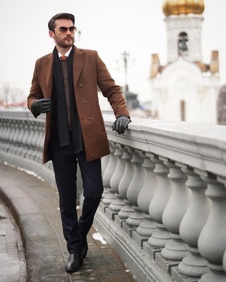 Comment porter des lunettes de soleil marron en hiver