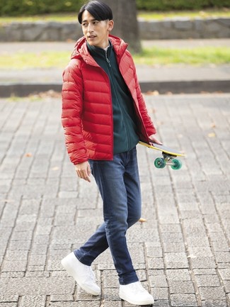 Comment porter une veste bordeaux quand il fait froid