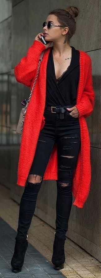 Comment porter un gilet bordeaux