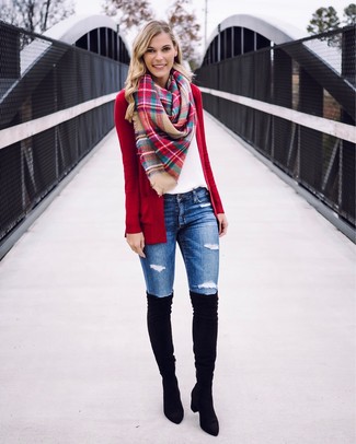 Comment porter un gilet bordeaux