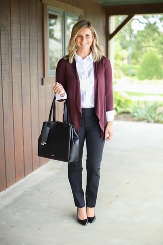 Comment porter un gilet bordeaux