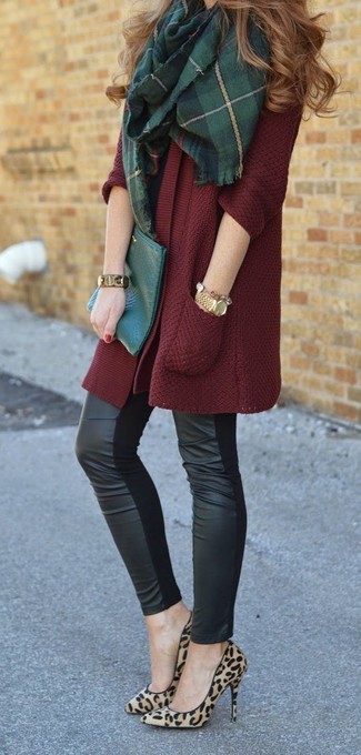 Comment porter un gilet bordeaux