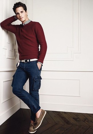 Comment porter un pull bordeaux