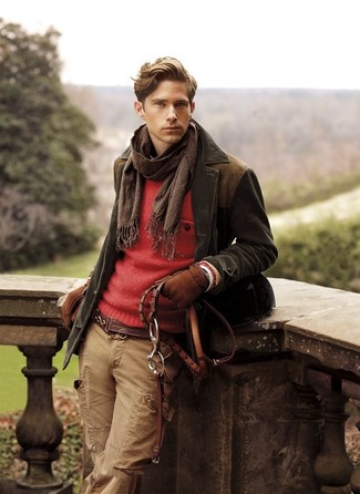 Comment porter un pull bordeaux