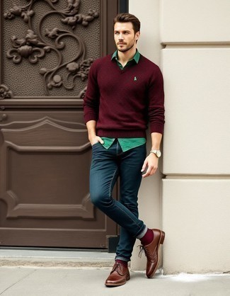 Comment porter un pull torsadé