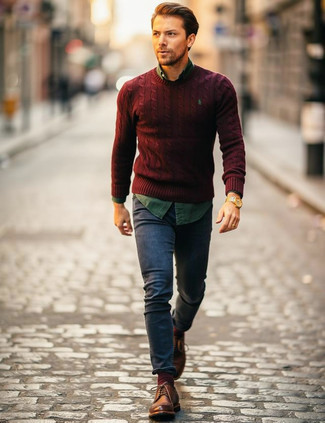 Comment porter un pull torsadé
