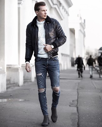 Comment porter un pull torsadé en hiver