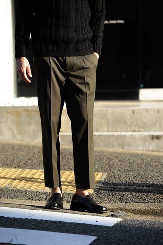 Comment porter un pull torsadé