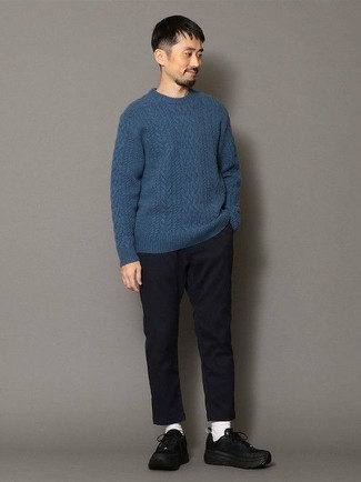 Comment porter un pull torsadé