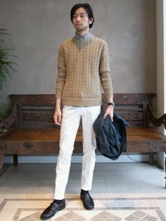 Comment porter un pull torsadé