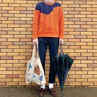 Comment porter un pull torsadé