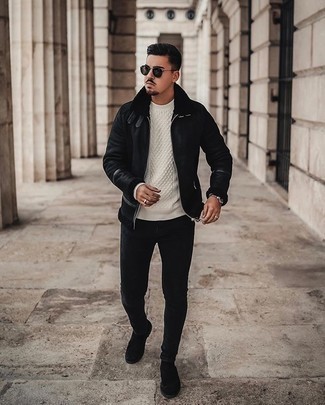 Comment porter un pull torsadé en hiver
