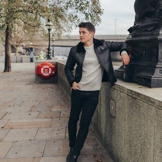 Comment porter un pull torsadé en hiver