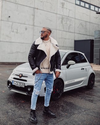Comment porter un pull torsadé pour un style decontractés en hiver
