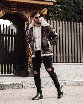 Comment porter un pull torsadé pour un style decontractés en hiver