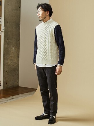 Comment porter un pull torsadé
