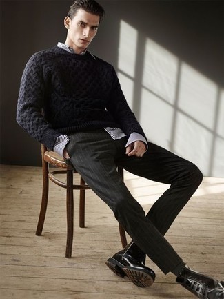 Comment porter un pull torsadé