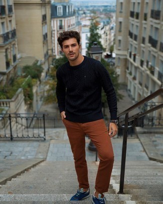 Comment porter un pull torsadé