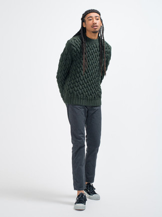 Comment porter un pull torsadé