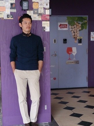 Comment porter un pull torsadé