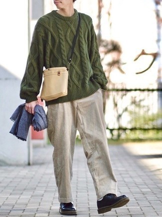 Comment porter un pull torsadé