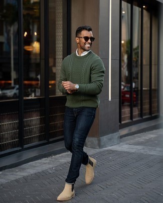 Comment porter un pull torsadé