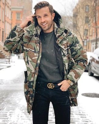Comment porter une parka camouflage