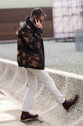 Comment porter une parka camouflage à 30 ans