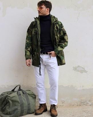 Comment porter une parka camouflage