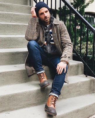 Comment porter un cardigan en hiver