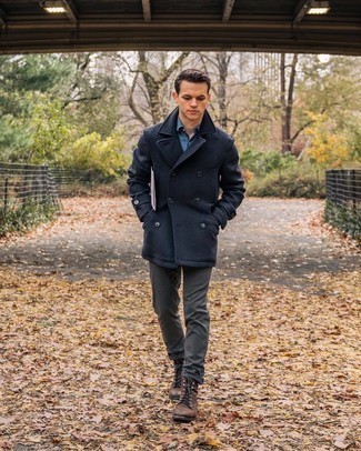 Comment porter une chemise en chambray quand il fait froid