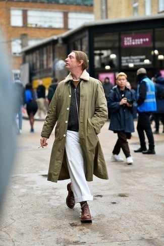 Comment porter une veste harrington en laine en pied-de-poule gris foncé