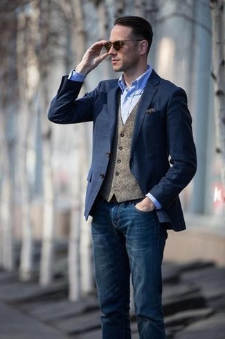 Comment porter un blazer à carreaux