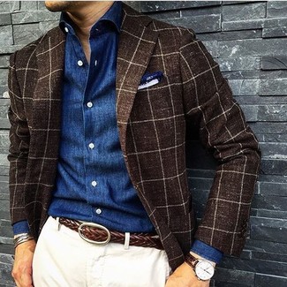 Comment porter un blazer à carreaux