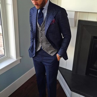 Comment porter un blazer à carreaux